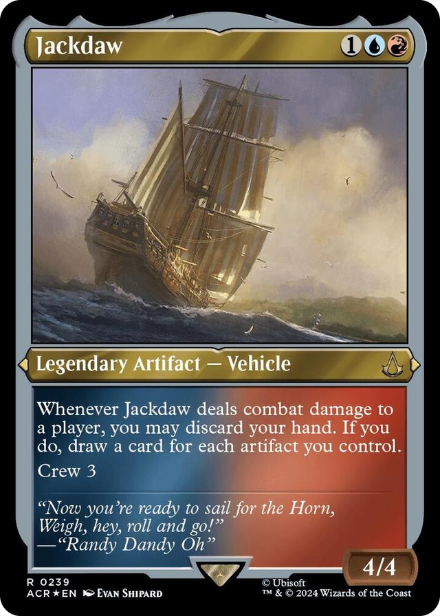 0239 Jackdaw (Foil Etched) R Universes Beyond: Assassin's Creed