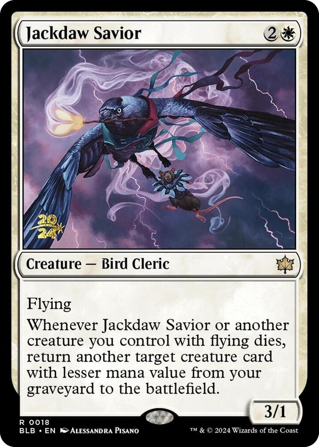 0018 Jackdaw Savior R Prerelease Cards