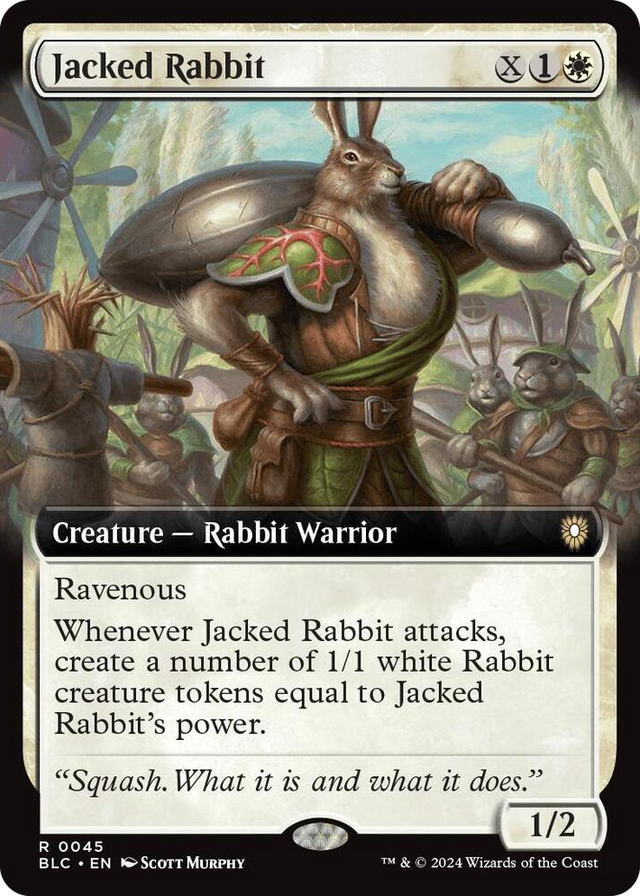 0045 Jacked Rabbit (Extended Art) R Commander: Bloomburrow