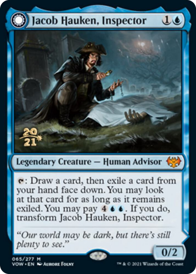 0065 Jacob Hauken, Inspector M Prerelease Cards