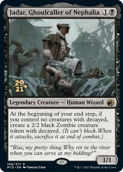 Jadar, Ghoulcaller of Nephalia #108 R - Prerelease Cards Pokemon card