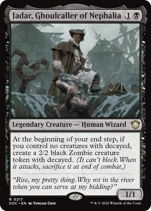 0217 Jadar, Ghoulcaller of Nephalia R Commander: Secrets of Strixhaven