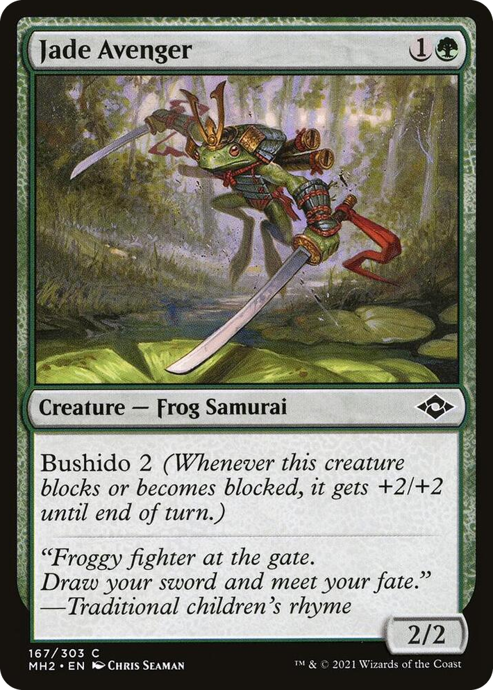 0167 Jade Avenger C Modern Horizons 2