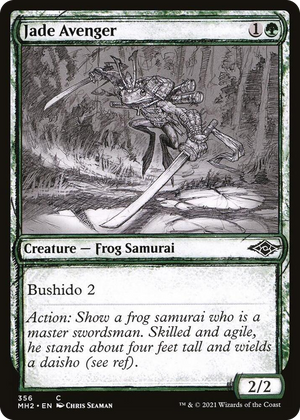 0356 Jade Avenger (Showcase) C Modern Horizons 2