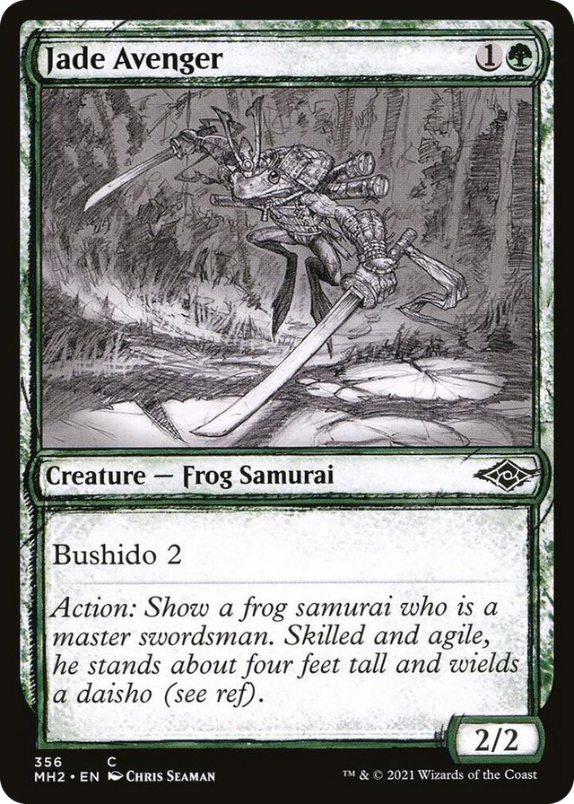 0356 Jade Avenger (Showcase) C Modern Horizons 2