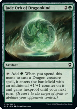 0236 Jade Orb of Dragonkind C Commander Legends: Battle for Baldur's Gate