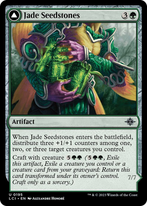 0195 Jade Seedstones U The Lost Caverns of Ixalan