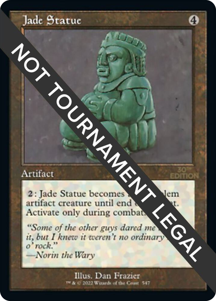 0547 Jade Statue (Retro Frame) U 30th Anniversary Edition