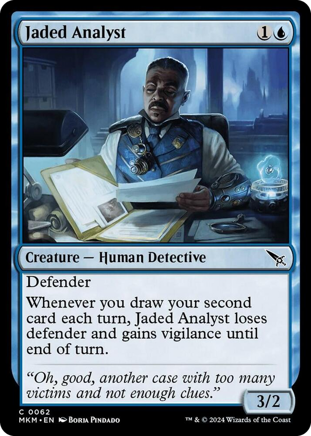 0062 Jaded Analyst C Murders at Karlov Manor