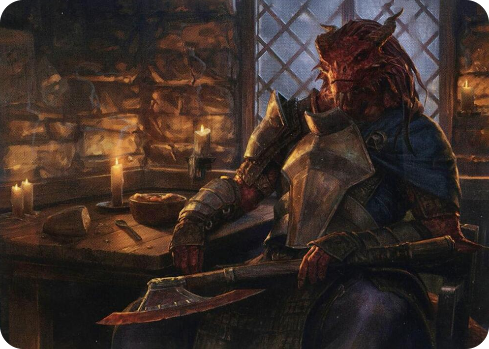 0047 Jaded Sell-Sword Art Card S Art Series: Adventures in the Forgotten Realms