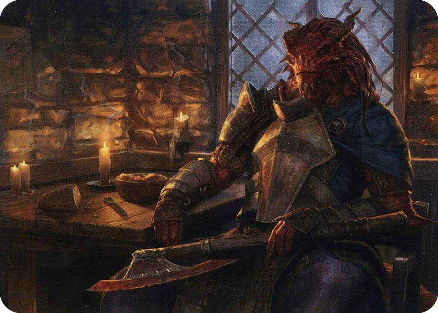 0047 Jaded Sell-Sword Art Card S Art Series: Adventures in the Forgotten Realms