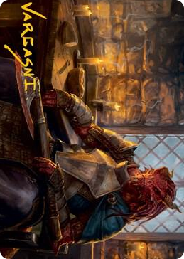 0047 Jaded Sell-Sword Art Card (Gold-Stamped Signature) S Art Series: Adventures in the Forgotten Realms