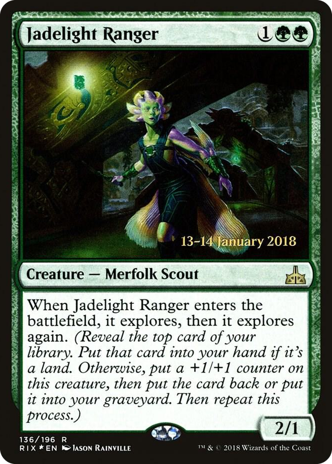 0136 Jadelight Ranger R Prerelease Cards