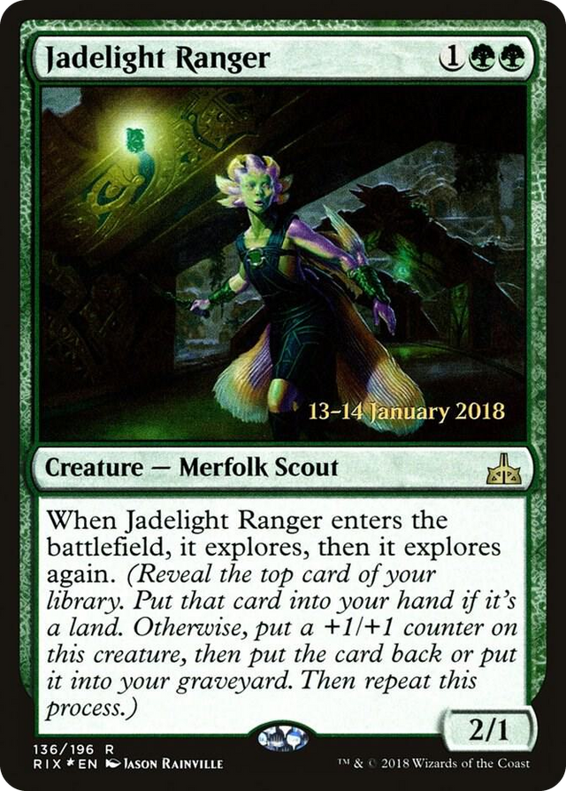 0136 Jadelight Ranger R Prerelease Cards