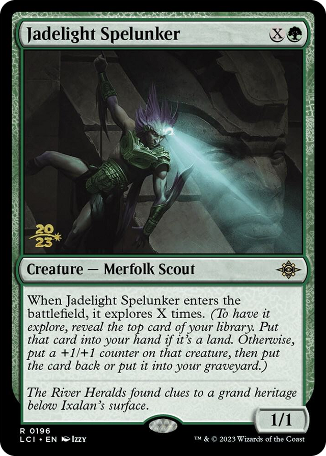 0196 Jadelight Spelunker R Prerelease Cards