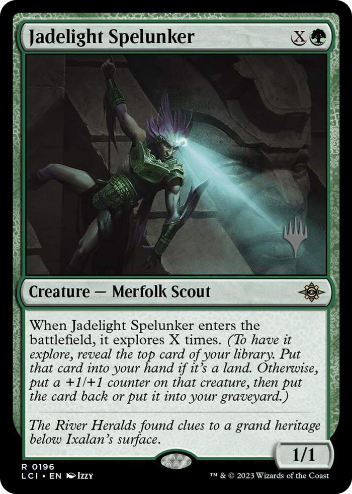 Jadelight Spelunker #196 R - Promo Pack: The Lost Caverns of Ixalan Pokemon card