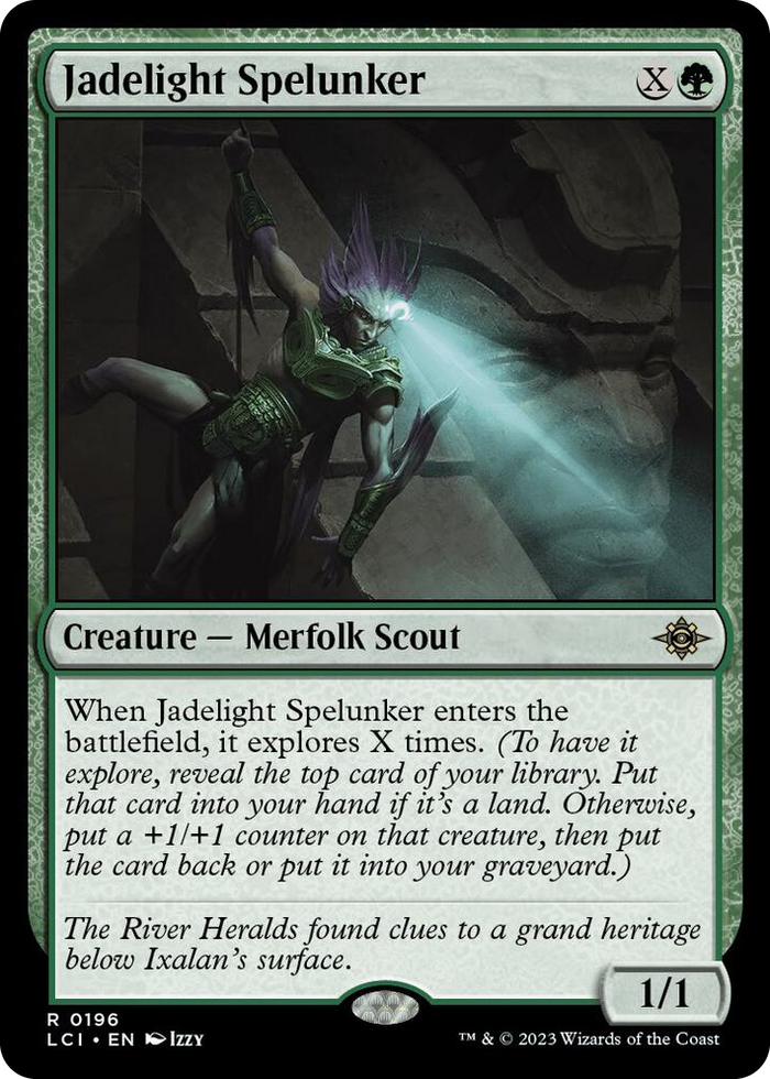 Jadelight Spelunker #196 R - The Lost Caverns of Ixalan Pokemon card