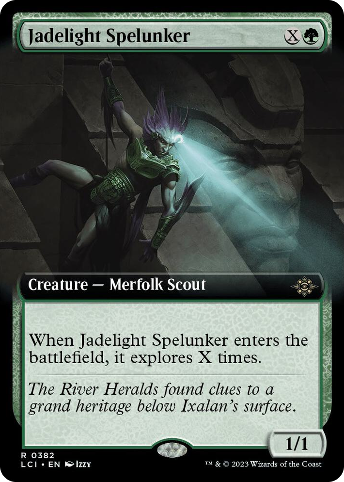 0382 Jadelight Spelunker (Extended Art) R The Lost Caverns of Ixalan