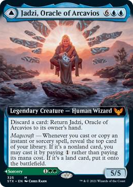 0325 Jadzi, Oracle of Arcavios (Extended Art) M Strixhaven: School of Mages