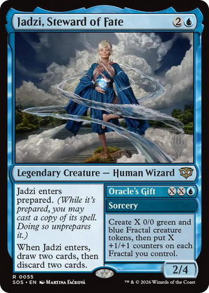 0055 Jadzi, Steward of Fate R Promo Pack: Secrets of Strixhaven