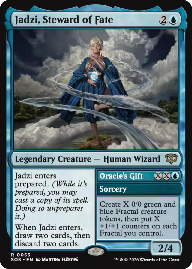 0055 Jadzi, Steward of Fate R Secrets of Strixhaven
