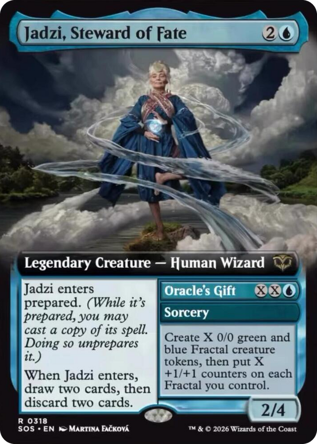 0318 Jadzi, Steward of Fate (Extended Art) R Secrets of Strixhaven