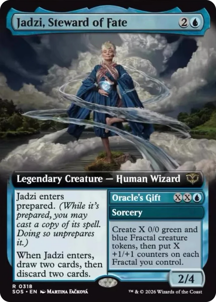0318 Jadzi, Steward of Fate (Extended Art) R Secrets of Strixhaven