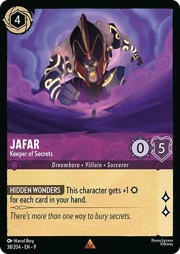 0038 Jafar - Keeper of Secrets Rare Fabled