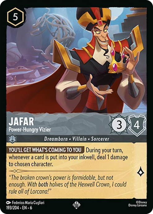 0193 Jafar - Power-Hungry Vizier Super Rare Azurite Sea