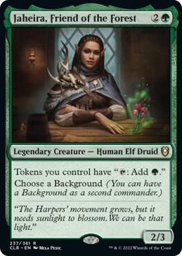 0237 Jaheira, Friend of the Forest R Commander Legends: Battle for Baldur's Gate