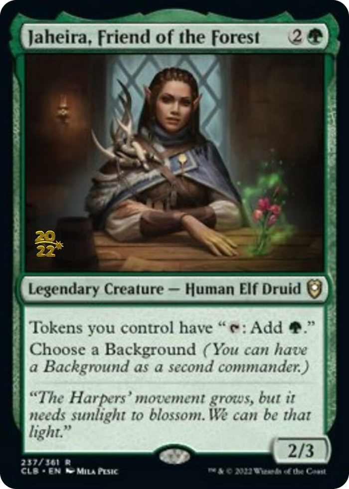 Jaheira, Friend of the Forest #237 R - Prerelease Cards Pokemon card