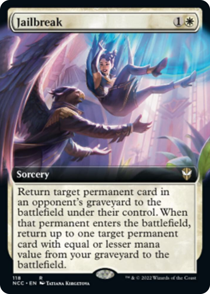 0118 Jailbreak (Extended Art) R Commander: Streets of New Capenna