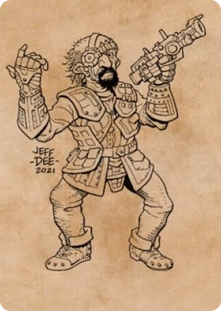 0066 Jan Jansen, Chaos Crafter Art Card S Art Series: Commander Legends: Battle for Baldur's Gate