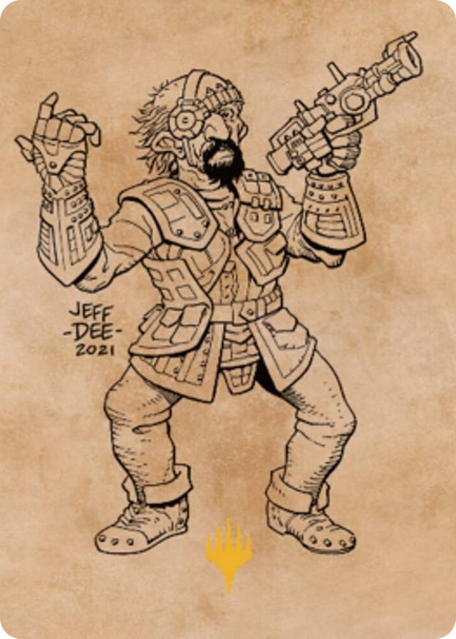 0066 Jan Jansen, Chaos Crafter Art Card (Gold-Stamped) S Art Series: Commander Legends: Battle for Baldur's Gate