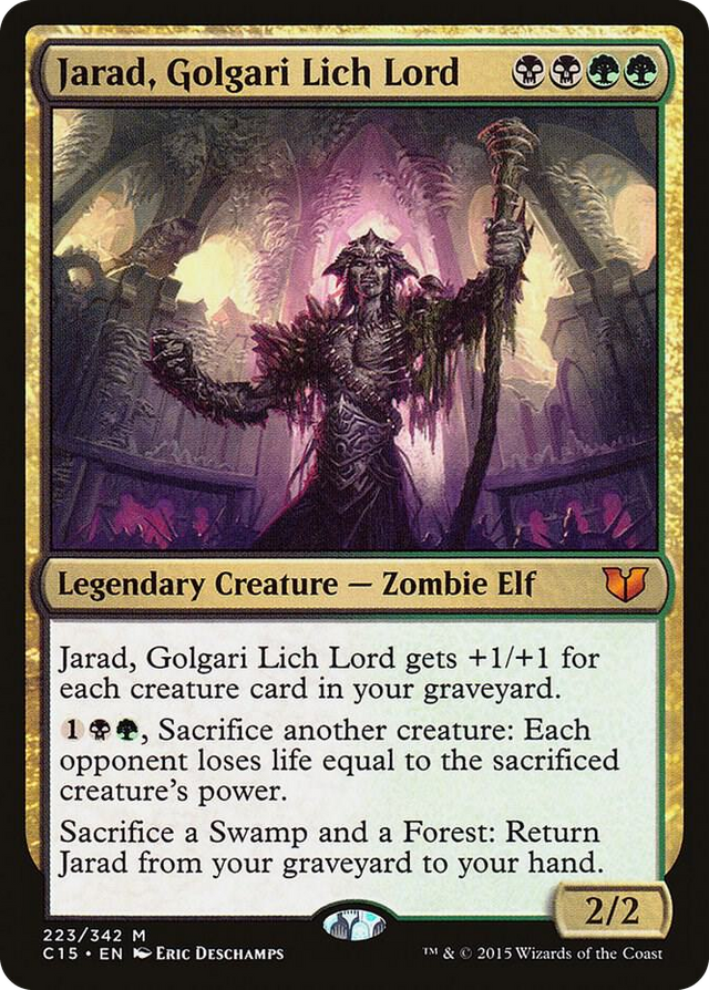 0223 Jarad, Golgari Lich Lord M Commander 2015