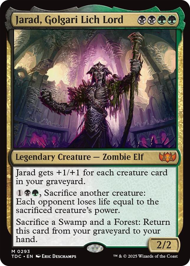 0293 Jarad, Golgari Lich Lord M Commander: Tarkir: Dragonstorm