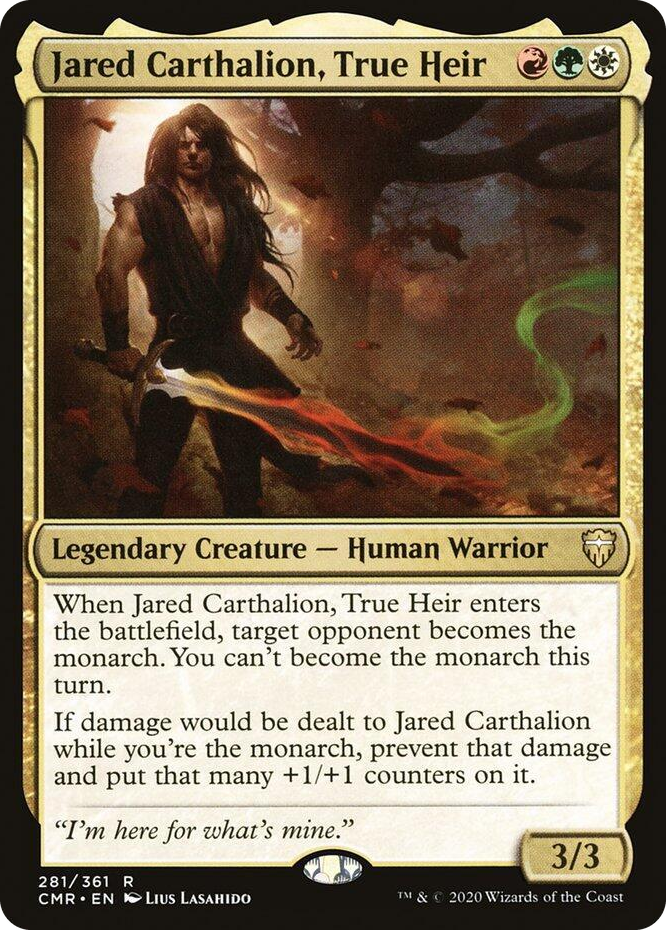0281 Jared Carthalion, True Heir R Commander Legends