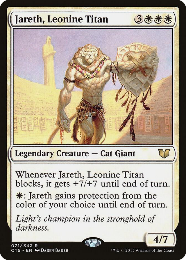 0071 Jareth, Leonine Titan R Commander 2015