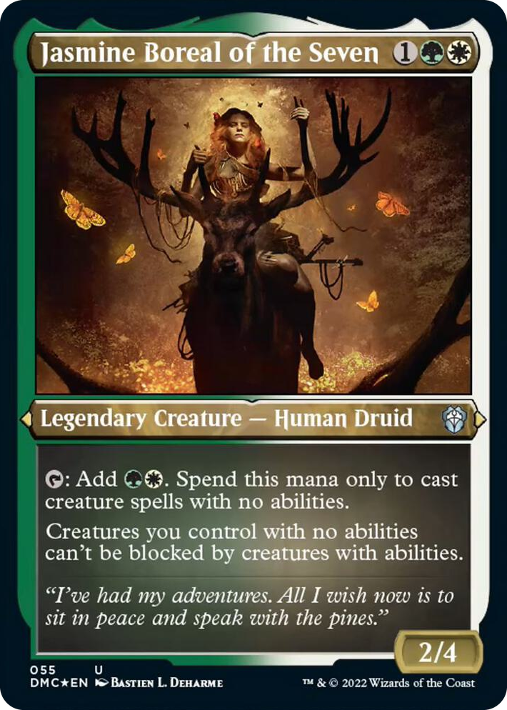 0055 Jasmine Boreal of the Seven (Foil Etched) U Commander: Dominaria United