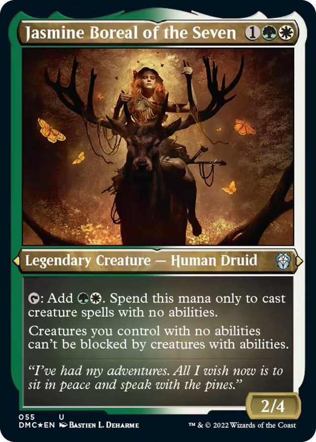 0055 Jasmine Boreal of the Seven (Foil Etched) U Commander: Dominaria United