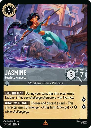 0178 Jasmine - Fearless Princess Rare Fabled