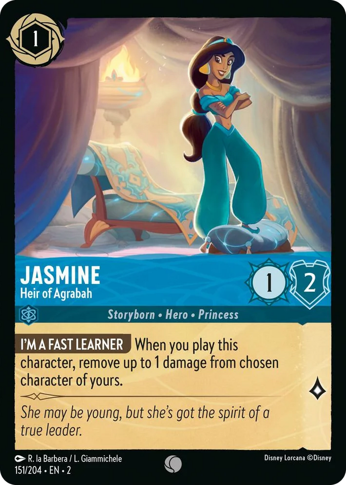 0151 Jasmine - Heir of Agrabah Common Rise of the Floodborn
