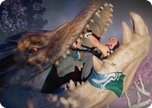 0053 Jaws of Defeat Art Card (53/54) S Art Series: Tarkir: Dragonstorm