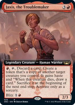 0425 Jaxis, the Troublemaker (Extended Art) R Streets of New Capenna