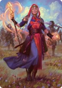 0034 Jaya, Fiery Negotiator Art Card (34/81) S Art Series: Dominaria United