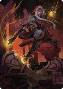 0035 Jaya, Fiery Negotiator Art Card (35/81) S Art Series: Dominaria United