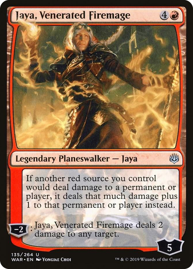 0135 Jaya, Venerated Firemage U War of the Spark