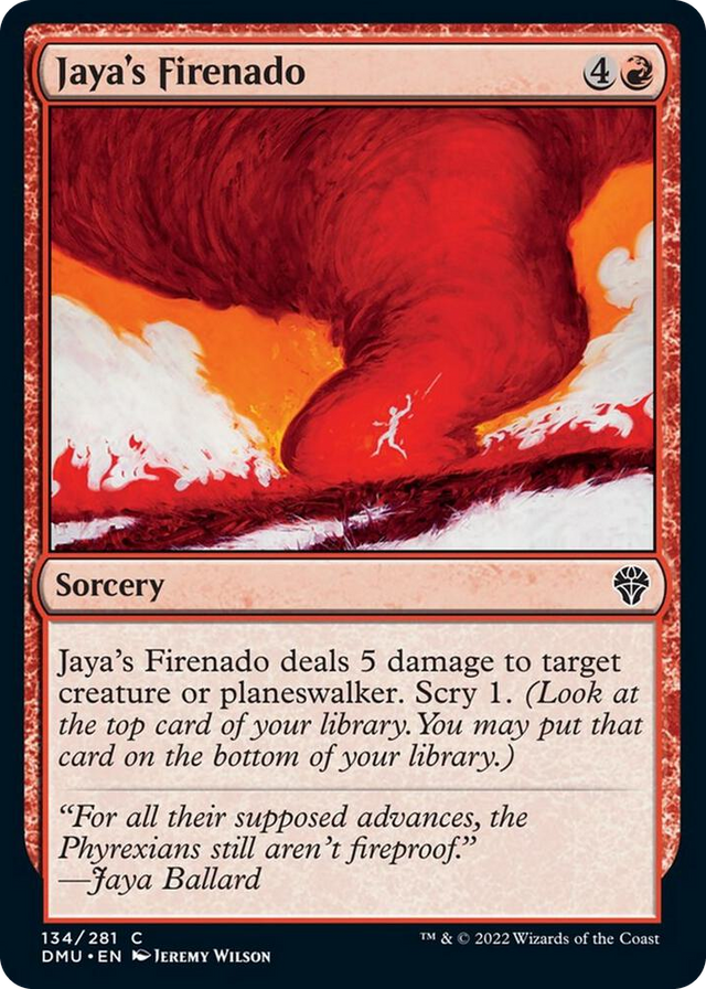 0134 Jaya's Firenado C Dominaria United