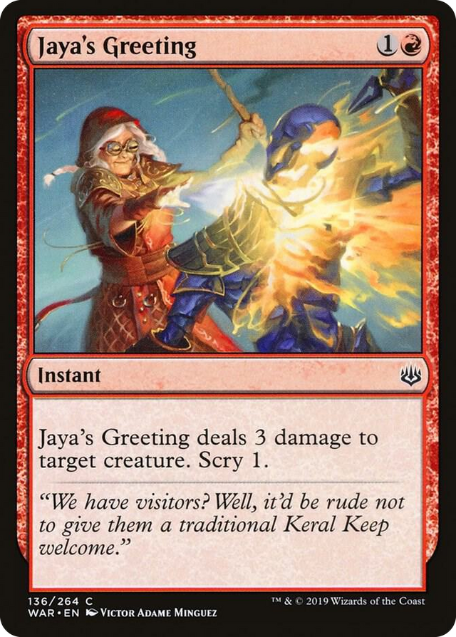 0136 Jaya's Greeting C War of the Spark
