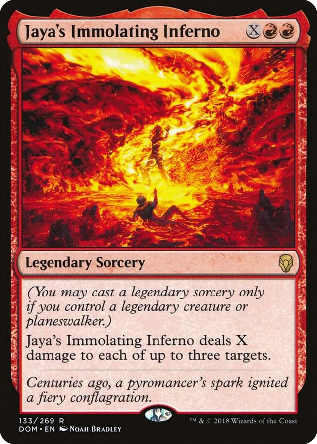 0133 Jaya's Immolating Inferno R Dominaria